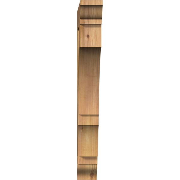 Balboa Traditional Smooth Bracket, Western Red Cedar, 3 1/2W X 22D X 30H